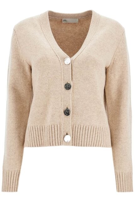 TORY BURCH Short Wool Cardigan For Women