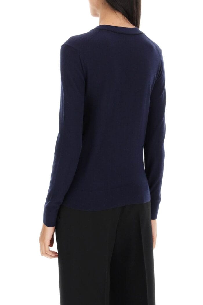 Tory Burch 'simone' Wool And Silk Cardigan