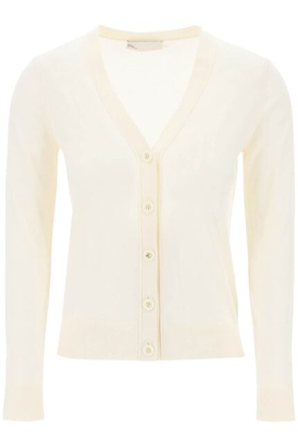 TORY BURCH 'simone' Wool And Silk Cardigan