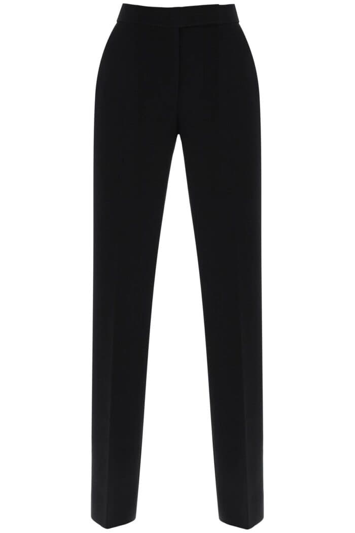 TORY BURCH Straight Leg Pants In Crepe Cady