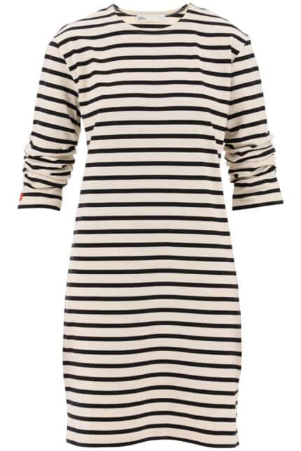 TORY BURCH "striped Cotton Dress With Eight