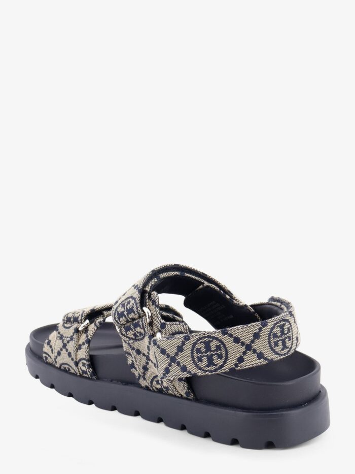 Tory Burch T Mono Perfect Monogram Fabric Sandals