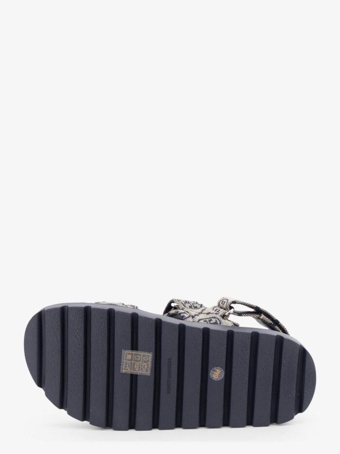 Tory Burch T Mono Perfect Monogram Fabric Sandals