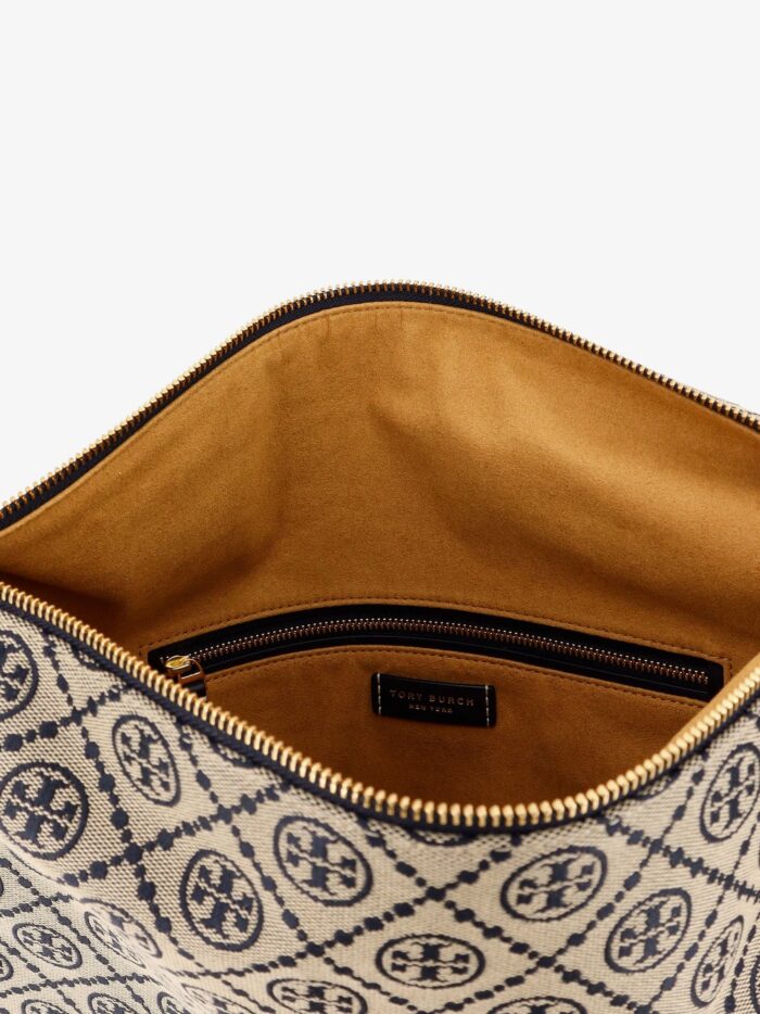Tory Burch T Monogram Balloon Jacquard Fabric Shoulder Bag