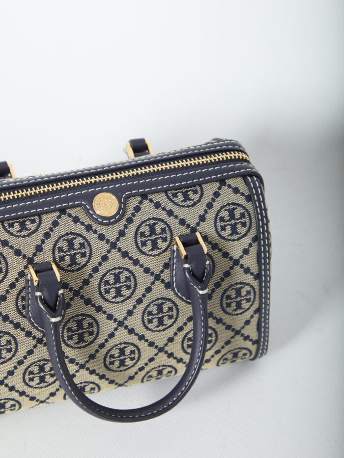 Tory Burch T Monogram Barrel bag mini