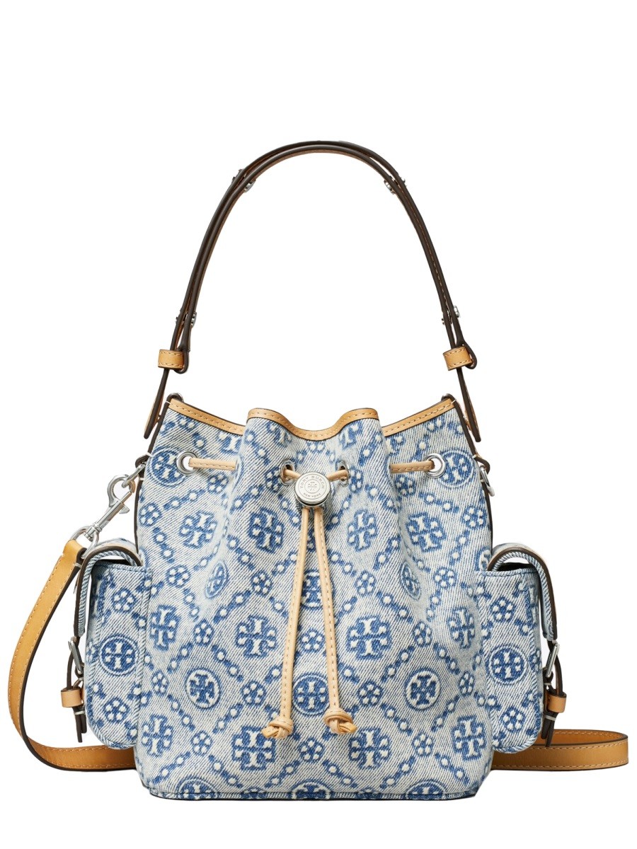 Tory Burch "T-MONOGRAM" BUCKET BAG