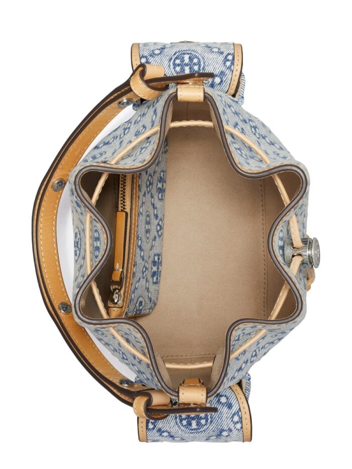 Tory Burch "T-MONOGRAM" BUCKET BAG