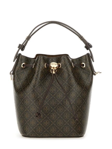 Tory Burch "T MONOGRAM" BUCKET BAG