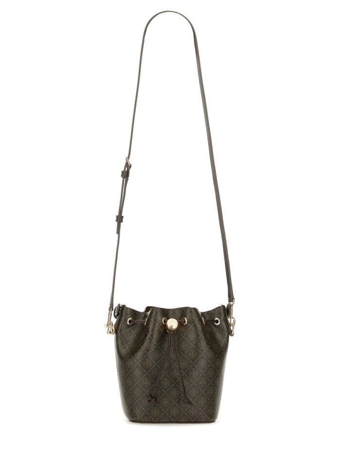 Tory Burch "T MONOGRAM" BUCKET BAG