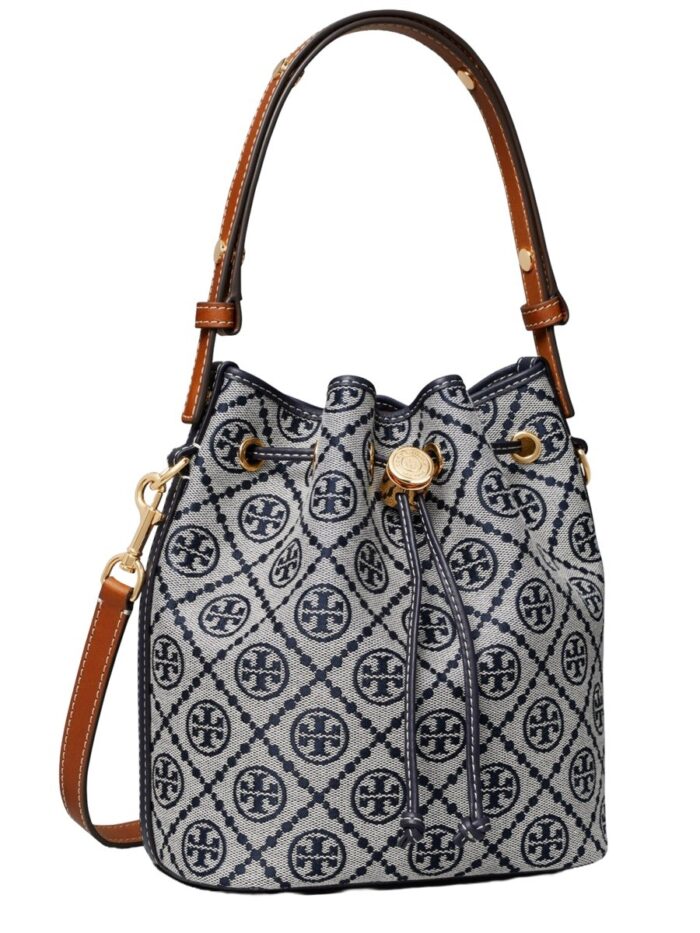 Tory Burch "T-MONOGRAM" BUCKET BAG