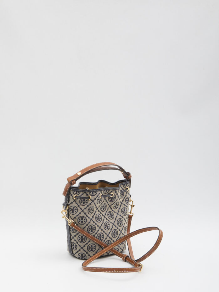 Tory Burch T Monogram bucket bag mini