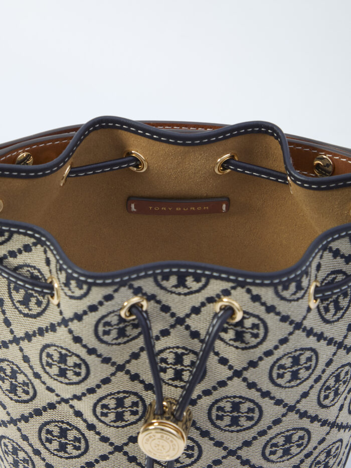 Tory Burch T Monogram bucket bag mini