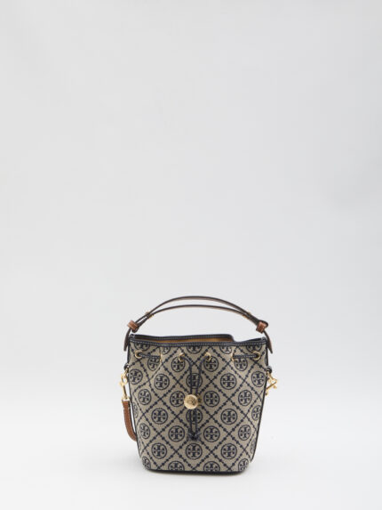 Tory Burch T Monogram bucket bag mini