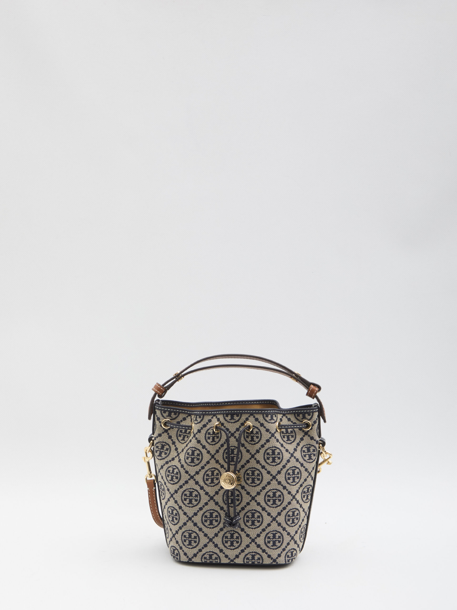 Tory Burch T Monogram bucket bag mini