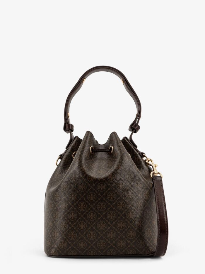 Tory Burch T Monogram Coated Canvas Bucket Bag