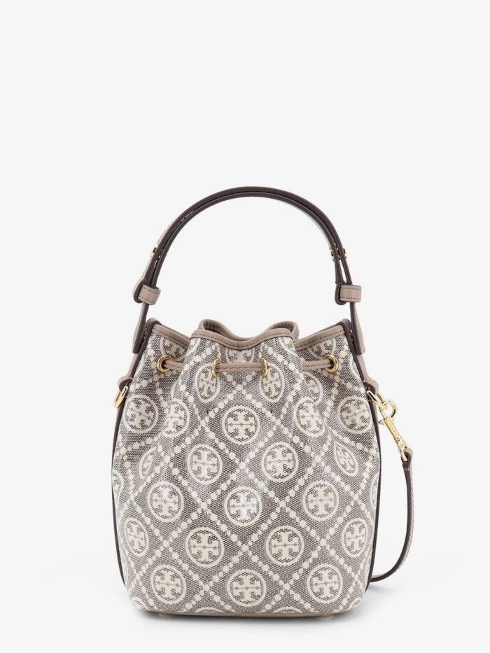Tory Burch T Monogram Coated Canvas Bucket Bag