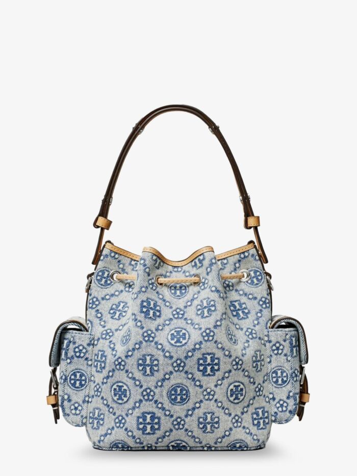 Tory Burch T-Monogram Coated Canvas Bucket Bag