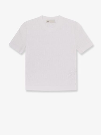 Tory Burch T Monogram Jacquard Viscose Blend T-shirt