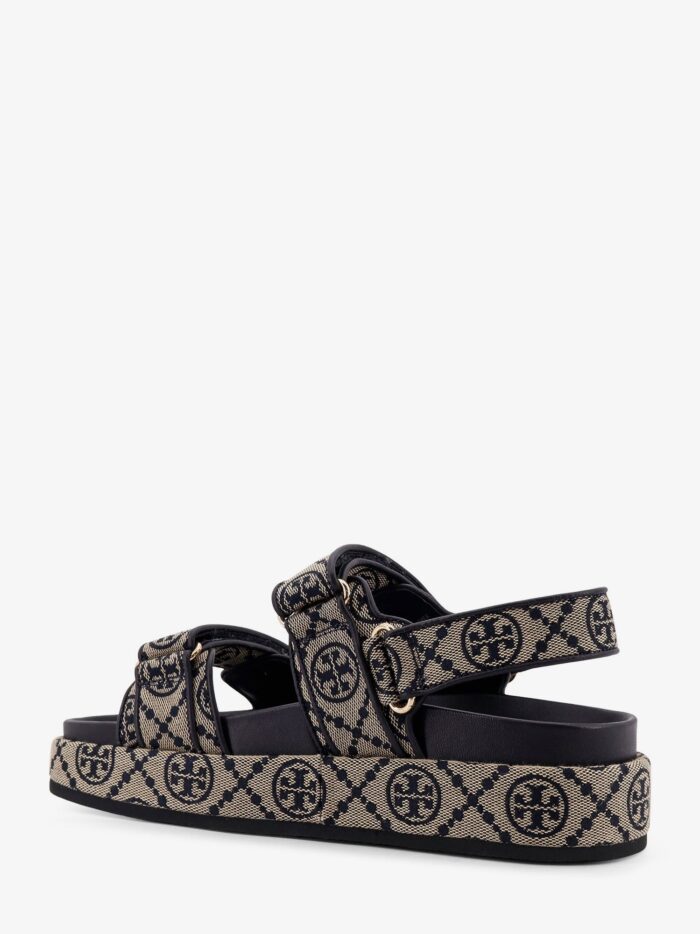 Tory Burch T Monogram Kira Jacquard Fabric Sandals