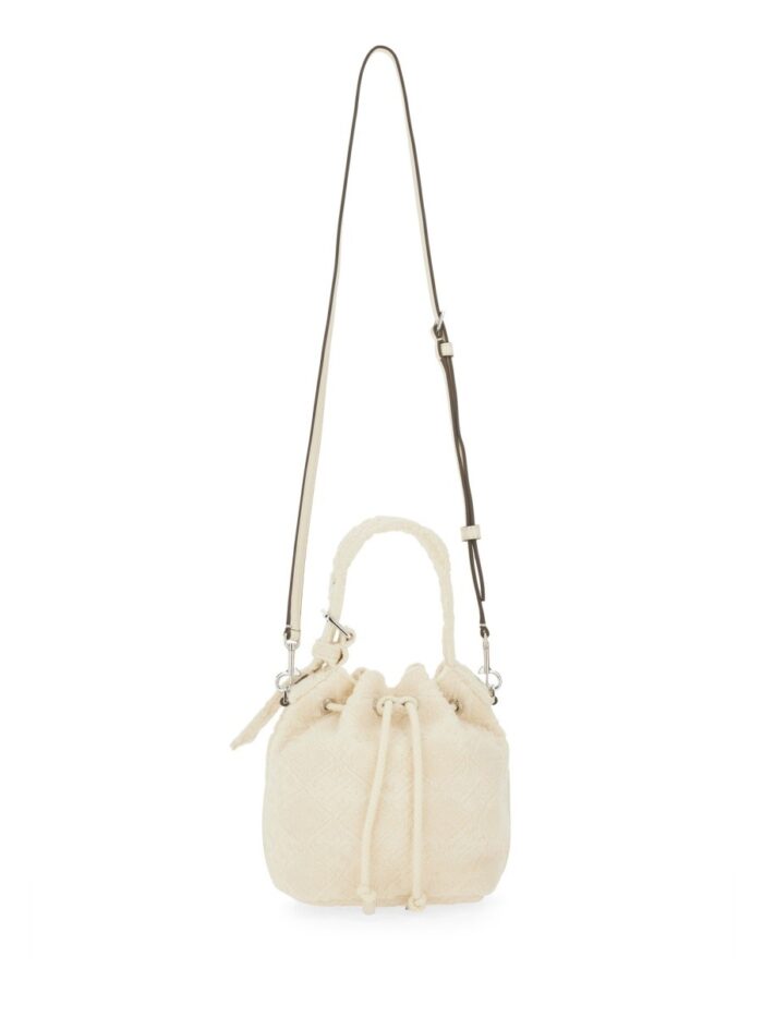 Tory Burch "T MONOGRAM" MINI BUCKET BAG