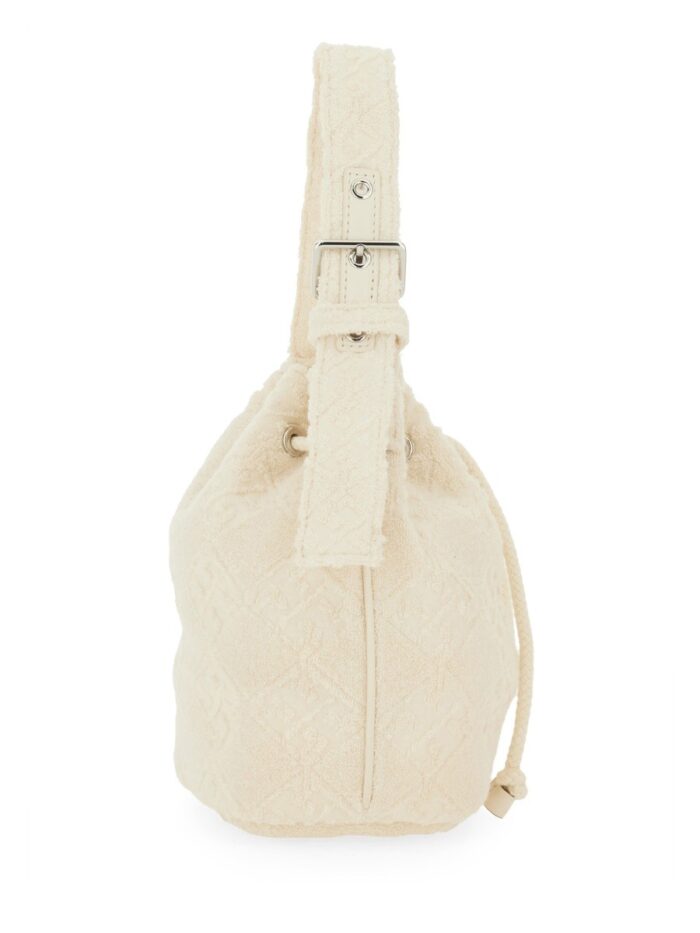 Tory Burch "T MONOGRAM" MINI BUCKET BAG