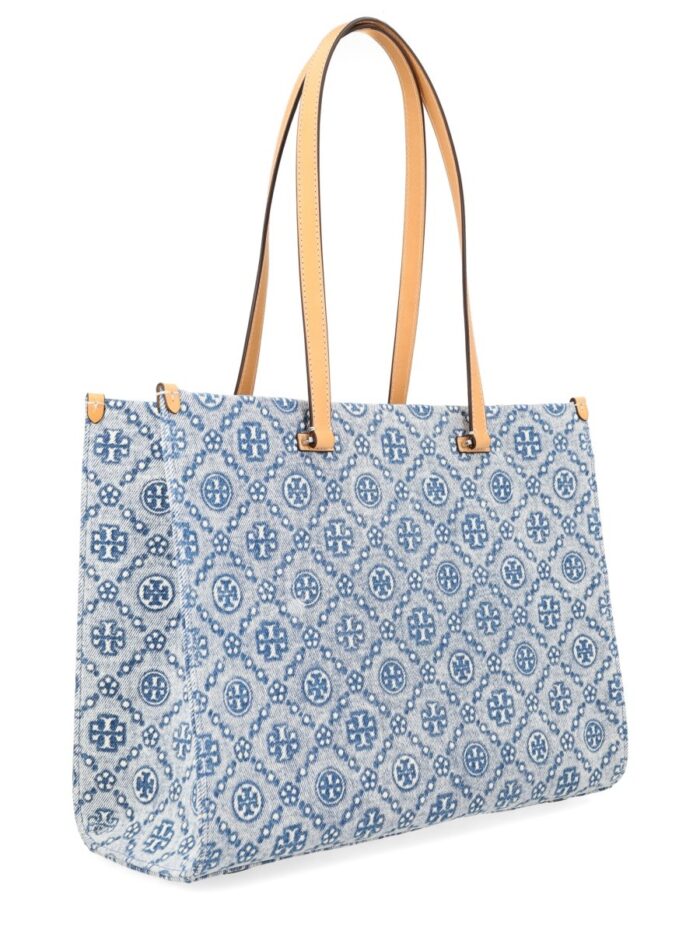 Tory Burch "T MONOGRAM" SHOPPER BAG