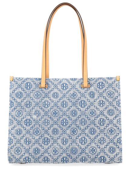 Tory Burch "T MONOGRAM" SHOPPER BAG
