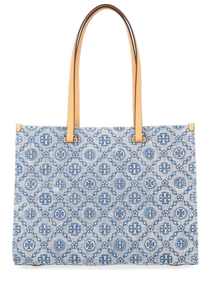 Tory Burch "T MONOGRAM" SHOPPER BAG