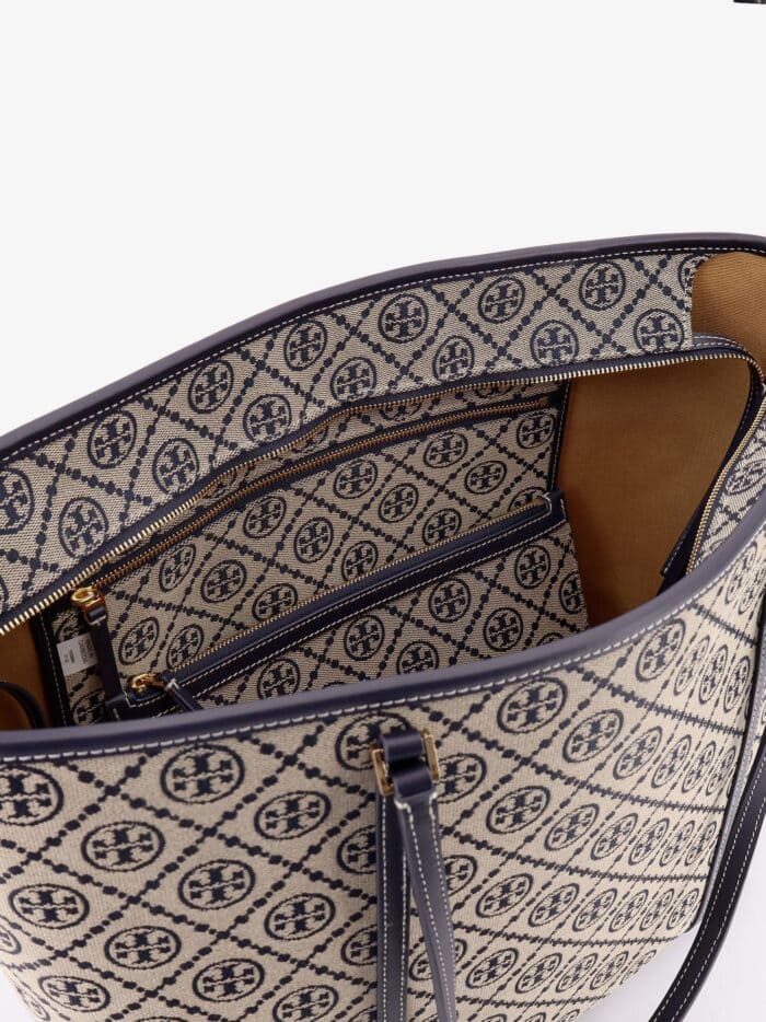 Tory Burch T-Monogram Shoulder Bag With Internal Clutch