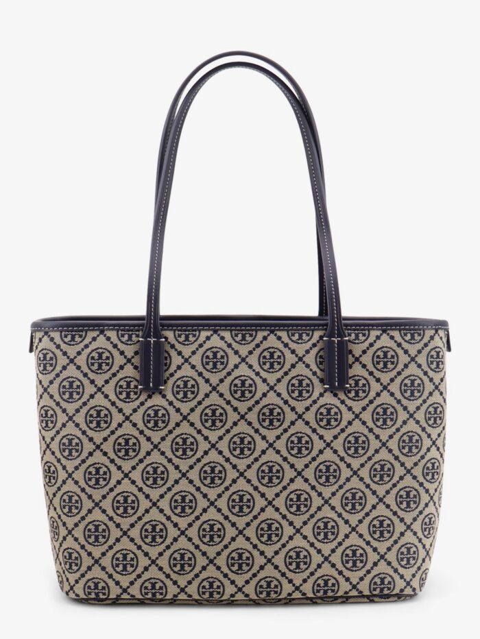 Tory Burch T Monogram Small Zip Coated Canvas Shoulder Bag