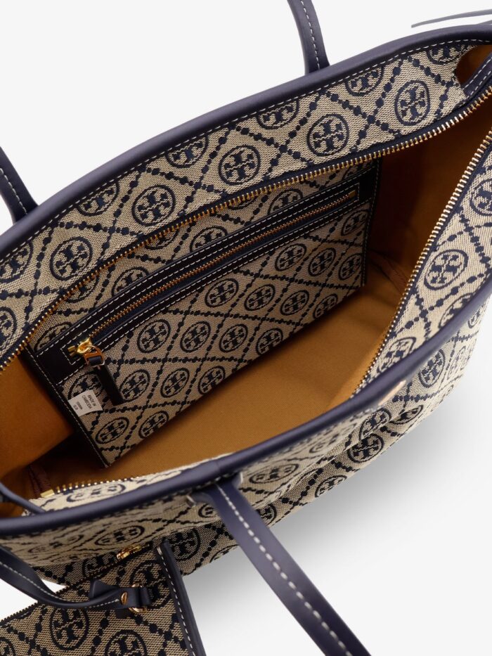 Tory Burch T Monogram Small Zip Coated Canvas Shoulder Bag