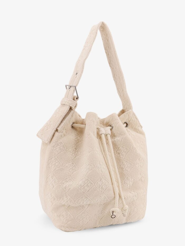 Tory Burch T Monogram Terry Canvas Bucket Bag