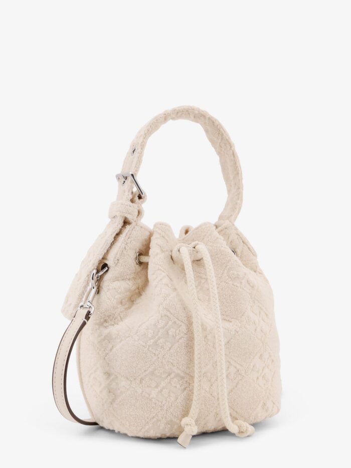 Tory Burch T Monogram Terry Mini Canvas Bucket Bag