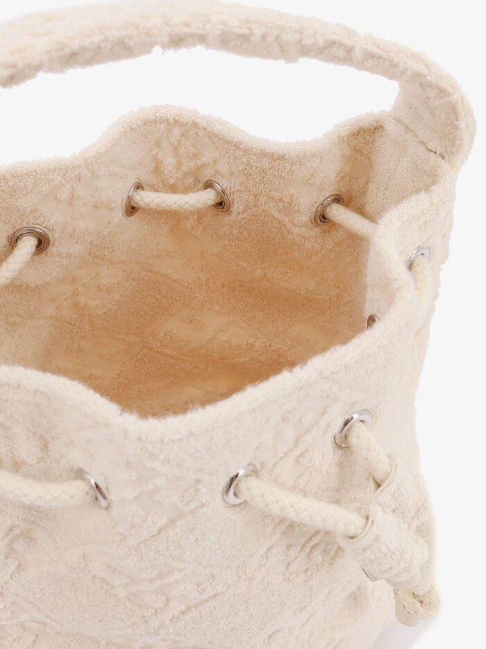 Tory Burch T Monogram Terry Mini Canvas Bucket Bag