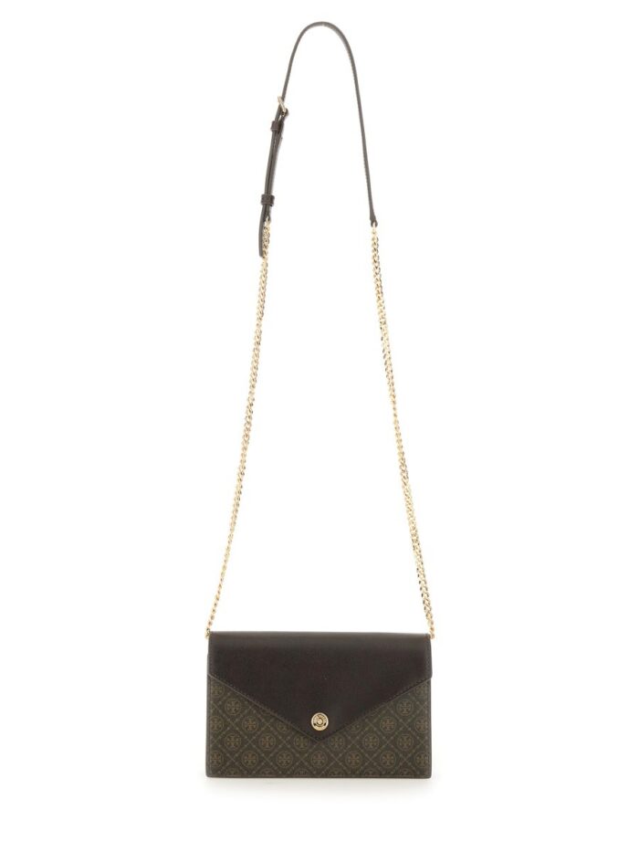 tory burch "t monogram" wallet with chain Tory Burch "T MONOGRAM" WALLET WITH CHAIN