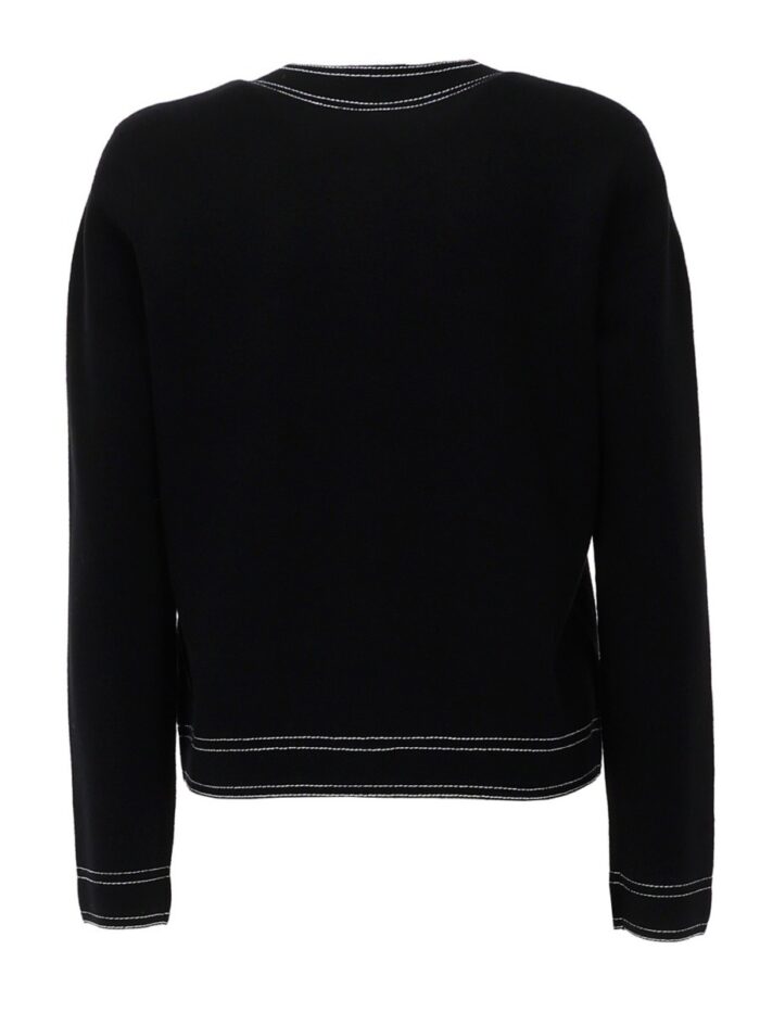 Tory Burch TOPSTITCHED CARDIGAN