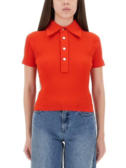 Tory Burch VISCOSE POLO SHIRT