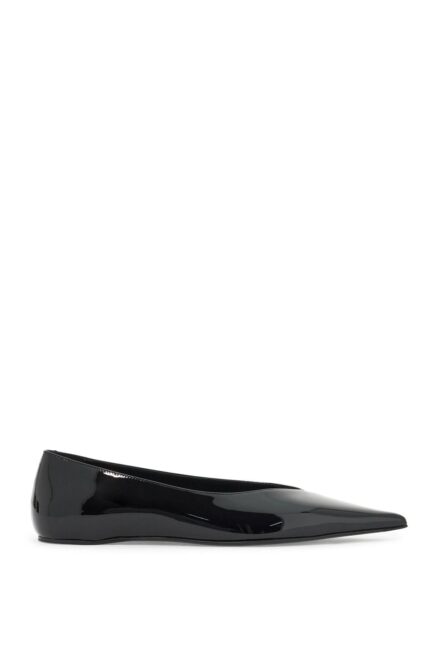 TOTEME Asymmetric Patent Leather Baller