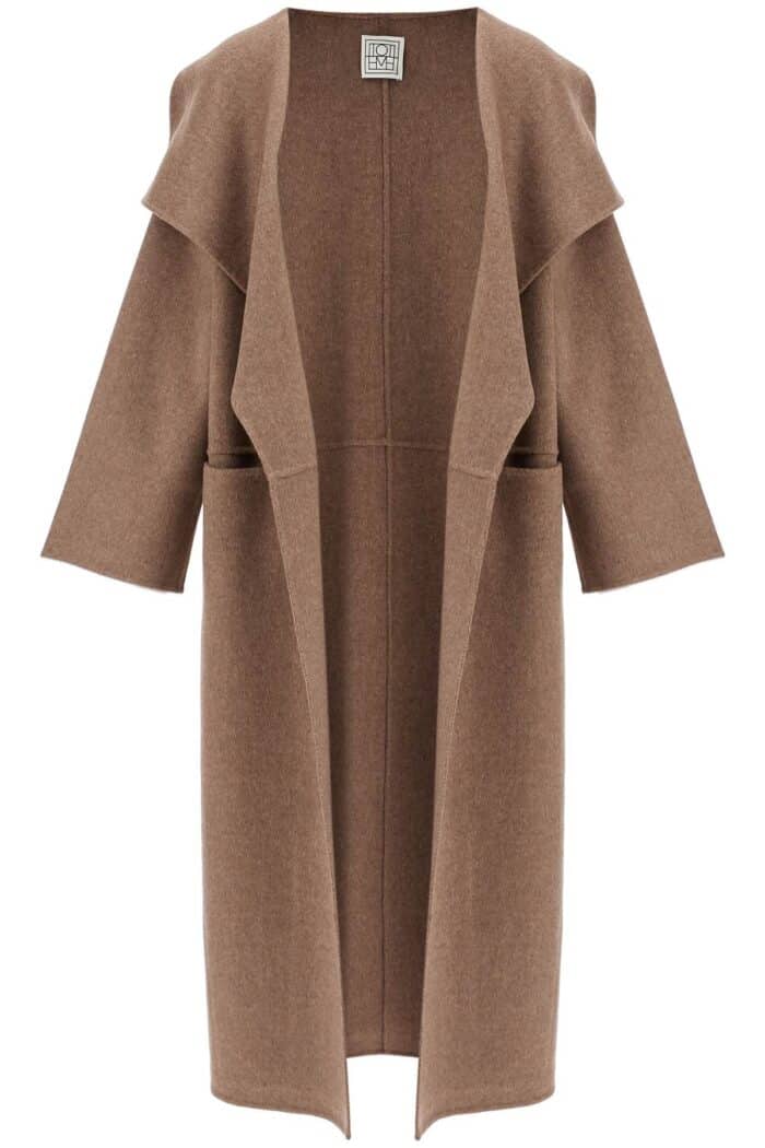 TOTEME Beige Wool And Cashmere Kimono Coat