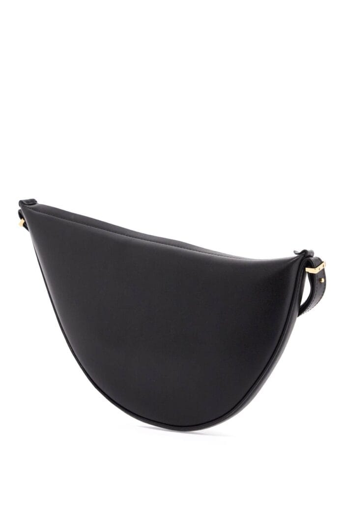 TOTEME Black Calfskin Half-moon Bag With Adjustable Shoulder Strap