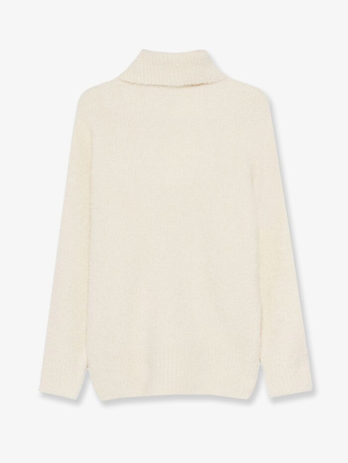 toteme bouclé alpaca blend turtleneck TOTEME Bouclé Alpaca Blend Turtleneck