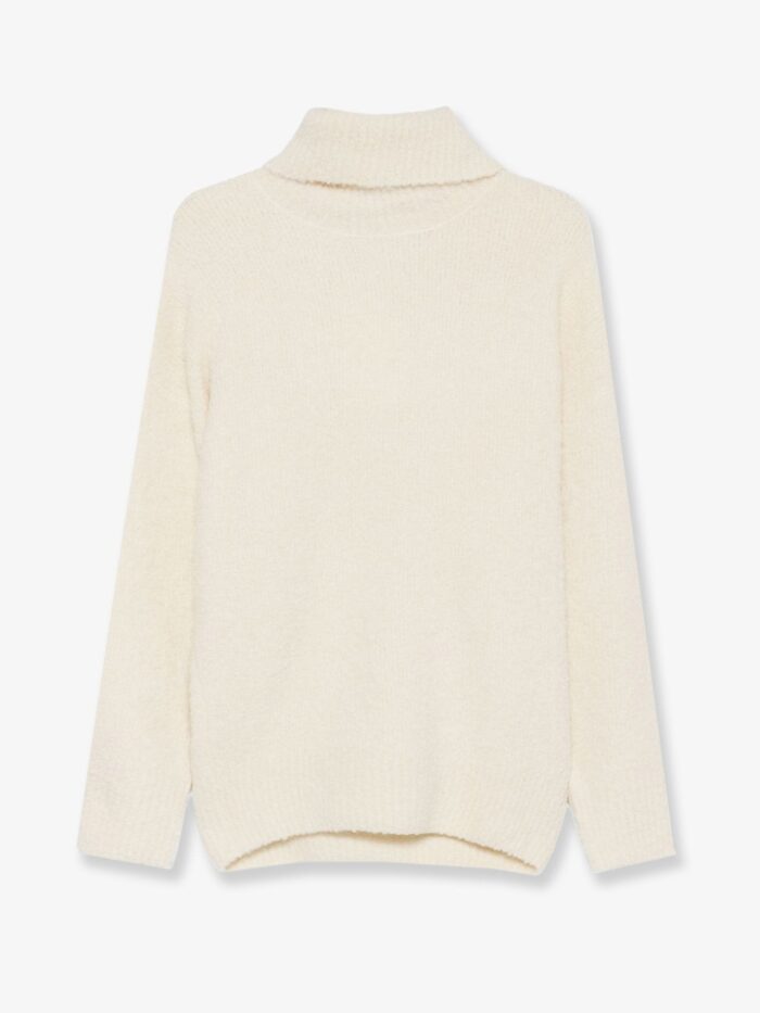 toteme bouclé alpaca blend turtleneck TOTEME Bouclé Alpaca Blend Turtleneck