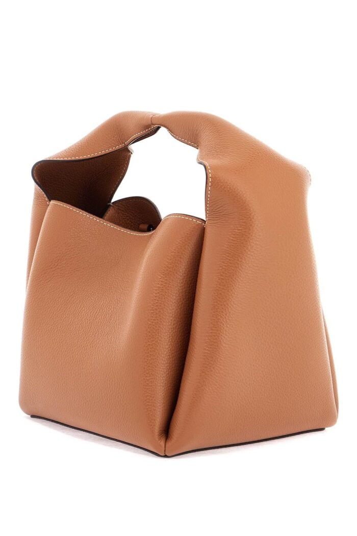 TOTEME Bucket Bag In Pelle Di Vitello Tan Con Tracolla Regolabile