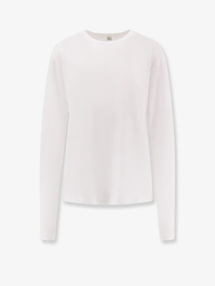 TOTEME Classic Long-Sleeve Lyocell And Cotton T-shirt