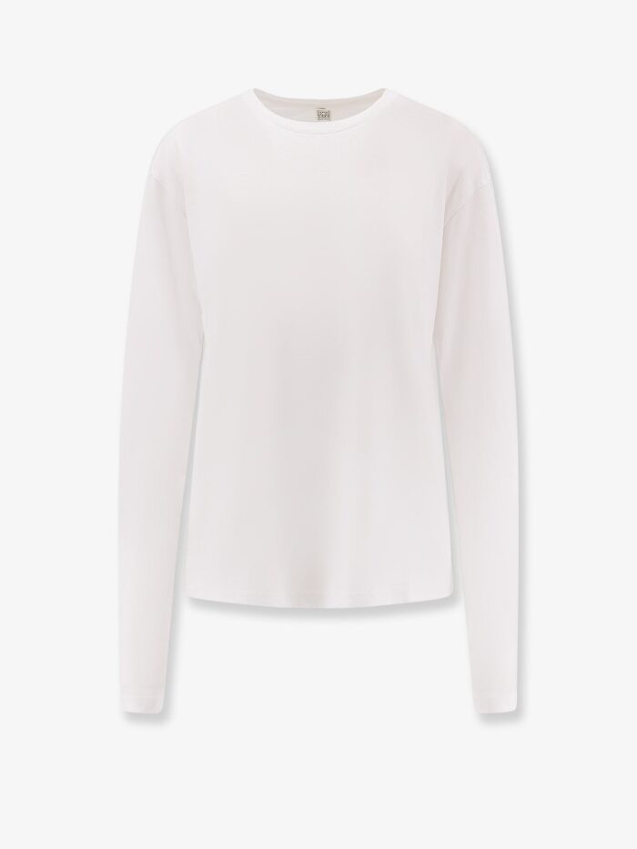 TOTEME Classic Long-Sleeve Lyocell And Cotton T-shirt