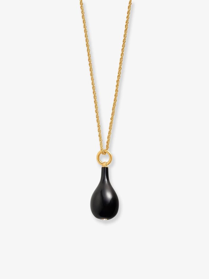 TOTEME Collana Onyx Drop In Ottone Riciclato