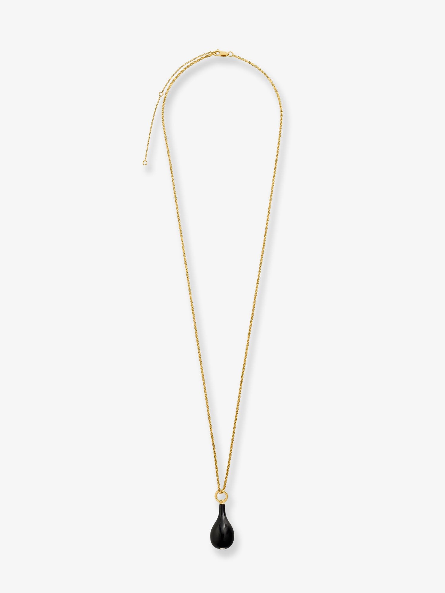 TOTEME Collana Onyx Drop In Ottone Riciclato