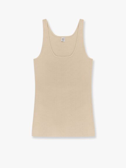 TOTEME Compact Knit Tank Bã¬viscose Blend Top