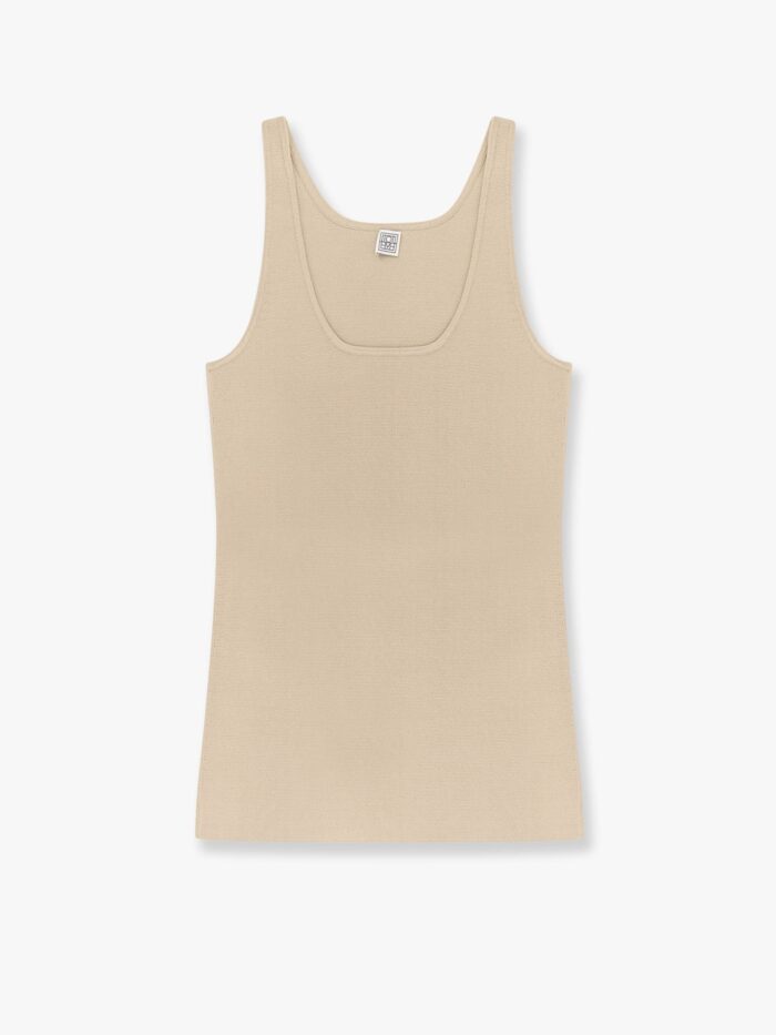 TOTEME Compact Knit Tank Bã¬viscose Blend Top