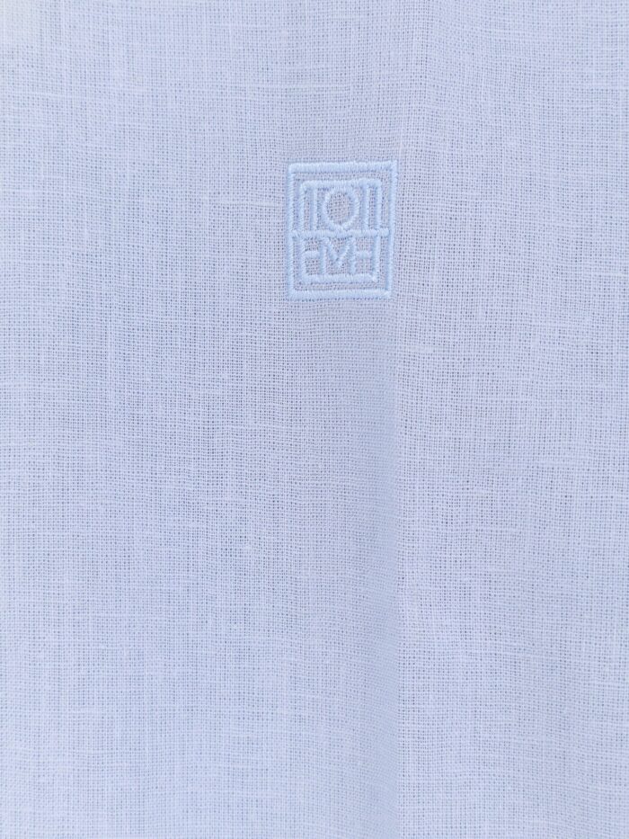 TOTEME Cotton And Linen Oversized Summer Shirt